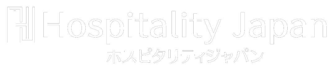 logo hospitality japan white